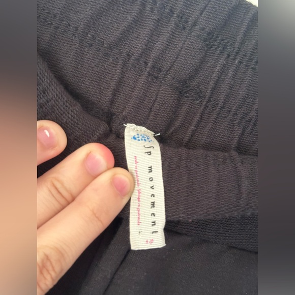 Free People Sunny Skinny Sweatpants Black - Picture 9 of 10